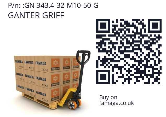   GANTER GRIFF GN 343.4-32-M10-50-G
