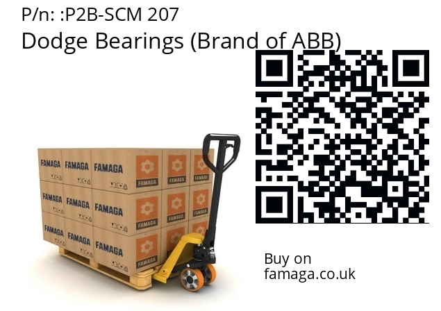  Dodge Bearings (Brand of ABB) P2B-SCM 207