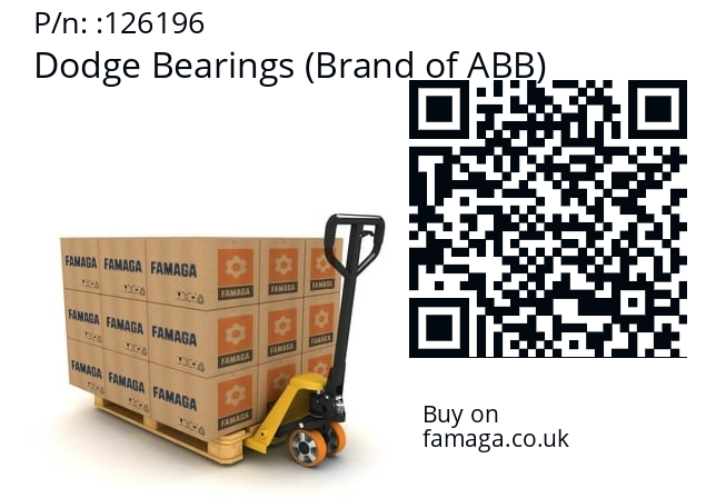   Dodge Bearings (Brand of ABB) 126196