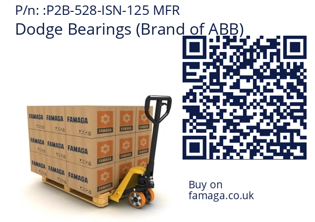   Dodge Bearings (Brand of ABB) P2B-528-ISN-125 MFR