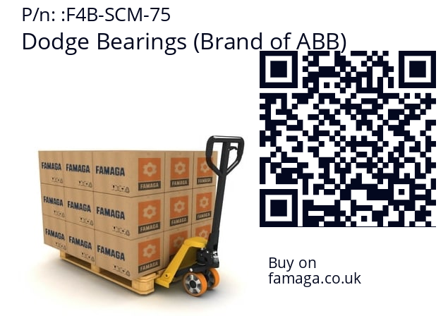   Dodge Bearings (Brand of ABB) F4B-SCM-75