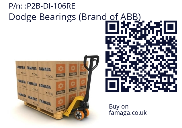   Dodge Bearings (Brand of ABB) P2B-DI-106RE