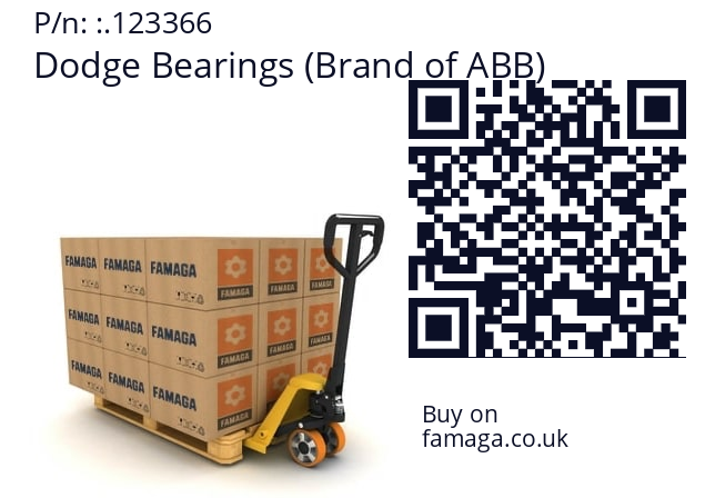   Dodge Bearings (Brand of ABB) .123366