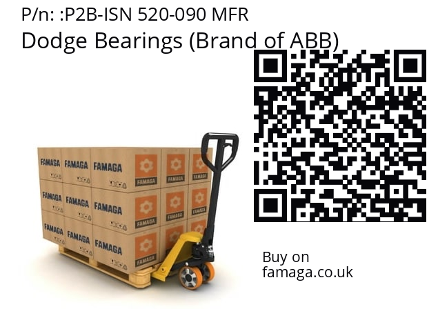   Dodge Bearings (Brand of ABB) P2B-ISN 520-090 MFR