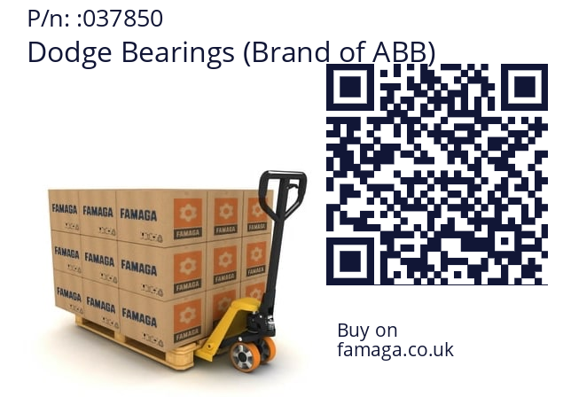   Dodge Bearings (Brand of ABB) 037850