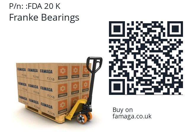   Franke Bearings FDA 20 K