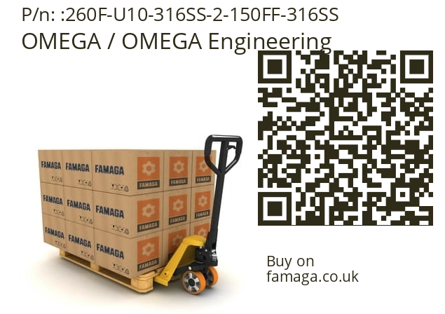   OMEGA / OMEGA Engineering 260F-U10-316SS-2-150FF-316SS