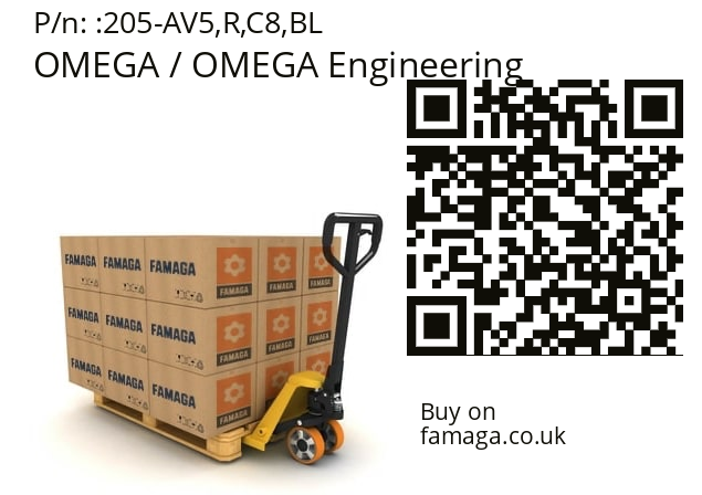   OMEGA / OMEGA Engineering 205-AV5,R,C8,BL