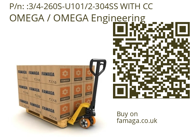   OMEGA / OMEGA Engineering 3/4-260S-U101/2-304SS WITH CC