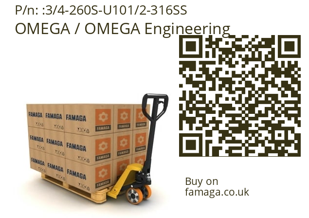   OMEGA / OMEGA Engineering 3/4-260S-U101/2-316SS