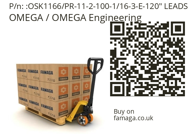   OMEGA / OMEGA Engineering OSK1166/PR-11-2-100-1/16-3-E-120" LEADS